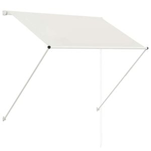 vidaXL Zaťahovacia mark&iacute;za 150x150 cm kr&eacute;mov&aacute;