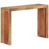 vidaXL Konzolov&yacute; stol&iacute;k 110x30x76 cm mas&iacute;vne ak&aacute;ciov&eacute; drevo