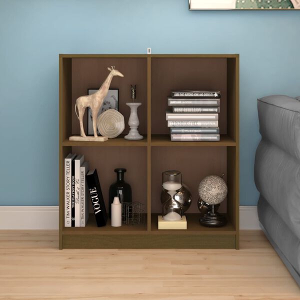 vidaXL Komoda medovo-hnedá 70x33x76 cm masívne borovicové drevo