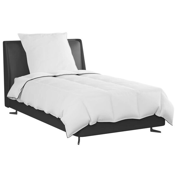 vidaXL Zimný prehoz s vankúšom 2 pcs Biela Husacia perie