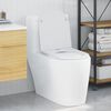 vidaXL WC sedadlo Biela 47 x 36 x 3,4 cm Duroplast