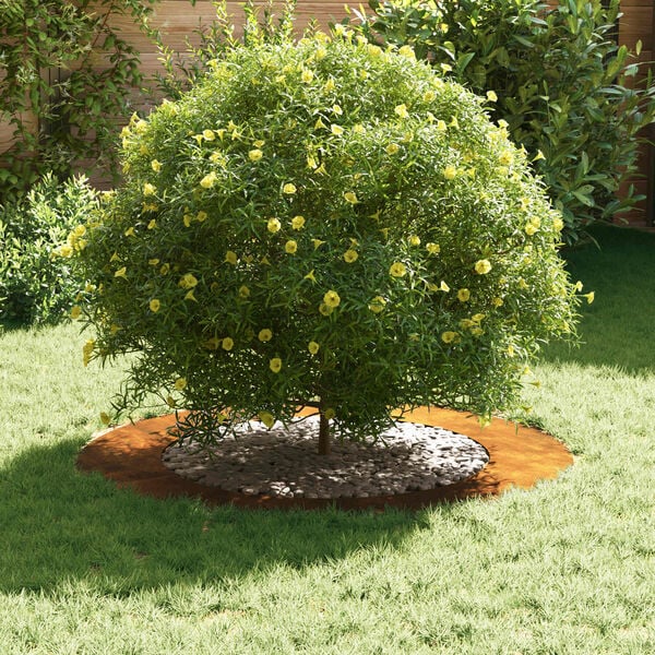 vidaXL vhodný pre plochý stromový krúžok Hnedá Ø60 / 90 cm