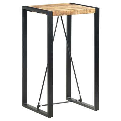 vidaXL Barový stolík 60x60x110 cm masívne mangovníkové drevo