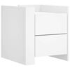 vidaXL Nočný stolík biely 45x50x50 cm kompozitné drevo