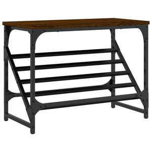 vidaXL Reg&aacute;l na top&aacute;nky hned&yacute; dub 60x30x45 cm kompozitn&eacute; drevo