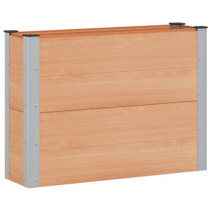 vidaXL Vyv&yacute;&scaron;en&yacute; z&aacute;hradn&yacute; z&aacute;hon Hned&aacute; 100 x 30 x 72 cm WPC a hlin&iacute;k