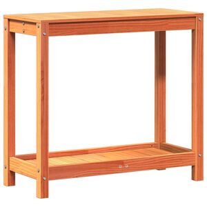vidaXL St&ocirc;l na pres&aacute;dzanie polica voskovohned&yacute; 82,5x35x75 cm borovica