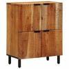 vidaXL Serv&iacute;rovacia skriňa Hned&aacute; 60 x 33,5 x 75 cm Mas&iacute;vne mango drevo