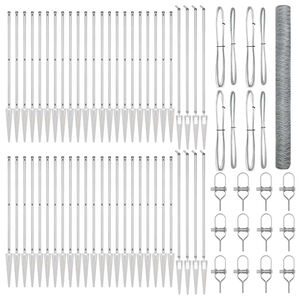 vidaXL Stĺp na plot. Strieborn&aacute;