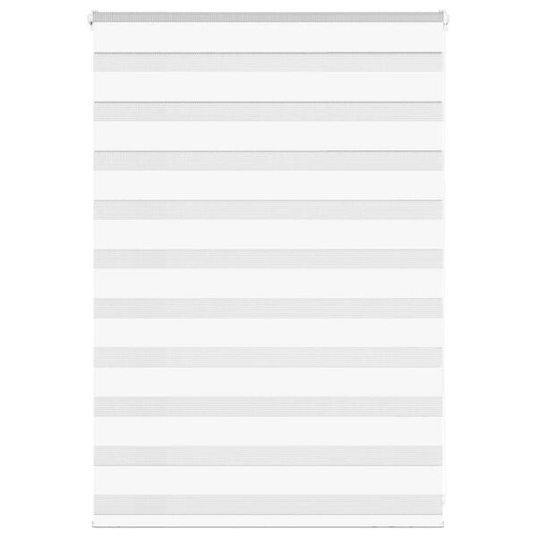 vidaXL Zebra roleta biela 115x100 cm &scaron;&iacute;rka l&aacute;tky 110,9cm polyester