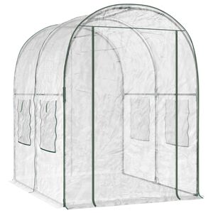 vidaXL Sklen&iacute;k s r&aacute;mom 160 x 200 x 192,5 cm PVC Priehľadn&aacute;