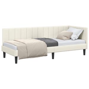 vidaXL Rohov&yacute; r&aacute;m postele Kr&eacute;mov&aacute; 80 x 200 cm Zamat