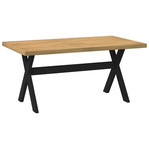 vidaXL Jed&aacute;lensk&yacute; st&ocirc;l NOAIN nohy v tvare X, 160x90x75 cm, borovicov&yacute;