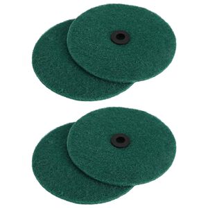 vidaXL Le&scaron;tička podl&aacute;h 4 ks &Oslash; 14 cm Tmavozelen&aacute; Mikrovl&aacute;kno