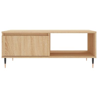 vidaXL Konferenčný stolík dub sonoma 90x60x35 cm kompozitné drevo