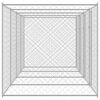 vidaXL Klietka pre psa Strieborná 800 x 200 x 200 cm Pozinkovaná oceľ
