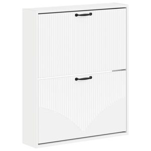vidaXL N&aacute;stenn&yacute; botn&iacute;k HOORN 71 x 17 x 86 cm Kompozitn&eacute; drevo Biela