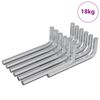 vidaXL &Scaron;esťhrann&yacute; kľ&uacute;č 1800 pcs Strieborn&aacute; 32 x 86 mm Oceľ