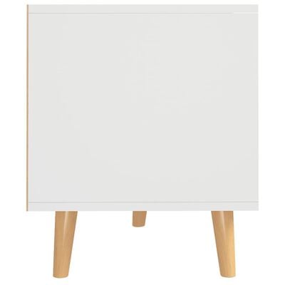 vidaXL TV skrinka, biela 90x40x48,5 cm, kompozitné drevo