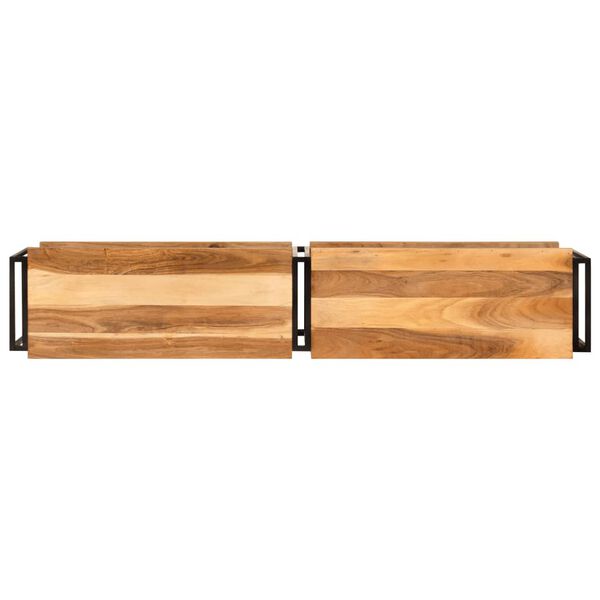 vidaXL TV skrinka 160x30x40 cm ak&aacute;ciov&yacute; mas&iacute;v