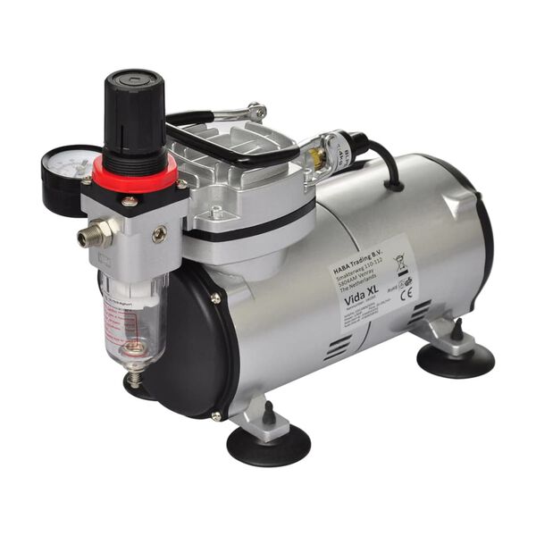 Airbrush kompresor, s&uacute;prava s 2 pi&scaron;toľami