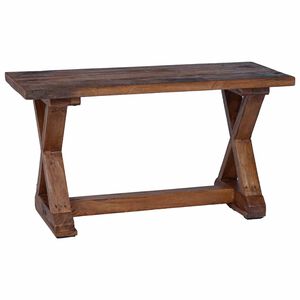 vidaXL lavička Pr&iacute;rodn&aacute; 85 x 35 x 46 cm Recyklovan&yacute; mas&iacute;v