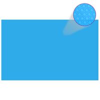vidaXL Obdĺžniková bazénová plachta 800x500 cm, PE, modrá