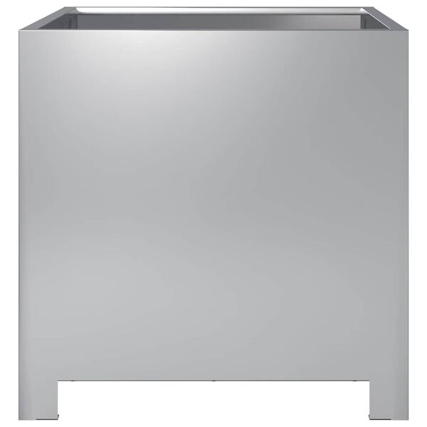 vidaXL Záhradný kvetináč 40x40x40 cm, pozinkovaná oceľ