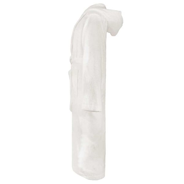 vidaXL Župan KINN Biela XL Bavlna