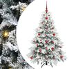vidaXL Umel&yacute; vianočn&yacute; stromček s 150 LED-i Biela 120 cm PE a PVC