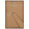 vidaXL Fotorámiky na stenu alebo stôl 3 ks bronzové 59,4x84 cm MDF