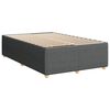 vidaXL Boxspring posteľ s matracom, tmavosiv&aacute; 120x190 cm, l&aacute;tka