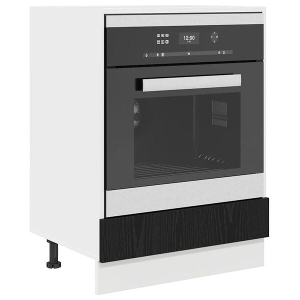 vidaXL Z&aacute;vesn&aacute; skrinka Čierny dub 60 x 46 x 81,5 cm Kompozitn&eacute; drevo