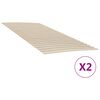 vidaXL N&aacute;hradn&eacute; lamely k posteli s 48 lamelami, 2 ks, 90x200 cm