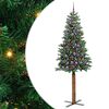vidaXL &Uacute;zky vianočn&yacute; stromček Zelen&aacute; 210 cm