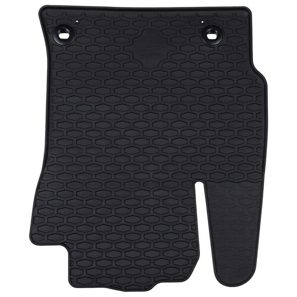 vidaXL Autokoberec 4 pcs Čierna Guma