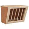 vidaXL Kŕmidlo na seno pre kr&aacute;liky 25x18,5x20,5 cm jedľov&yacute; mas&iacute;v