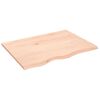 vidaXL Stolov&aacute; doska 80x60x2 cm neo&scaron;etren&yacute; dubov&yacute; mas&iacute;v