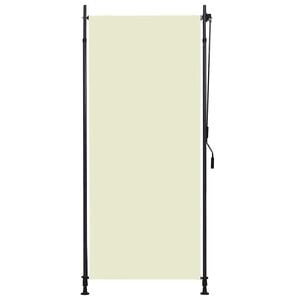 vidaXL Vonkaj&scaron;ia zatemňovacia roleta kr&eacute;mov&aacute; 100x270 cm