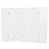 vidaXL Skladací paraván so 6 panelmi, japonský štýl 240x170 cm, biely
