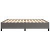 vidaXL Posteľný rám sivý 200x200 cm umelá koža