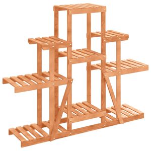 vidaXL Stojan na kvetiny 110x25x96 cm mas&iacute;vna jedľa