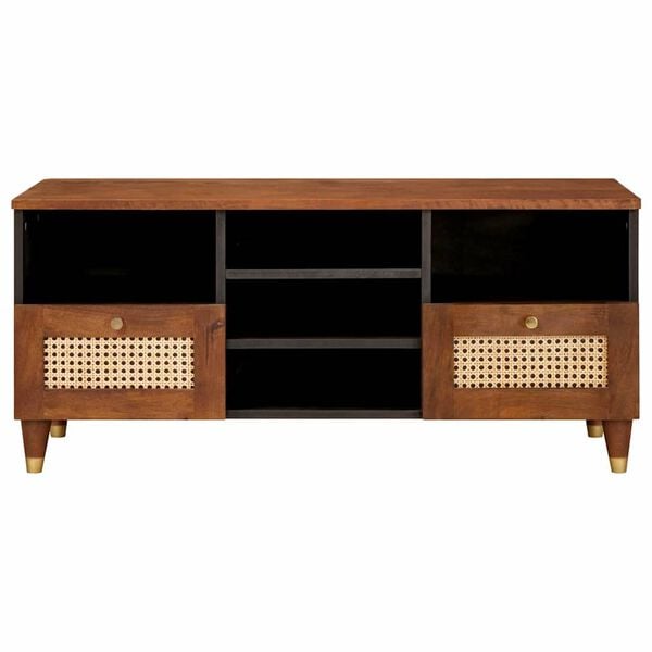 vidaXL Skriňové a regálové systémy na médiá Hnedá 100 x 33.5 x 46 cm