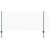 vidaXL Hexagon&aacute;lny plot s stĺpom 50 x 1 m PVC potiahnut&aacute; oceľ Zelen&aacute;