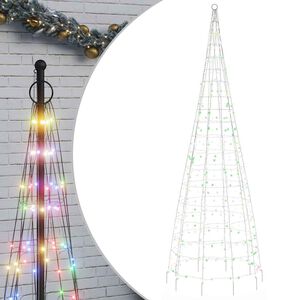 vidaXL LED vianočn&yacute; stromček 550 LED farebn&eacute; 300 cm