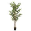 vidaXL Umel&yacute; bambusov&yacute; strom 1380 listov 200 cm zelen&yacute;