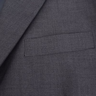 vidaXL Pánsky dvojdielny formálny oblek sivý veľkosť 54
