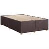 vidaXL Boxspring posteľ s matracom tmavohned&aacute; 120x190 cm l&aacute;tka