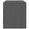 vidaXL Nástenný nočný stolík sivý 50x36x40 cm
