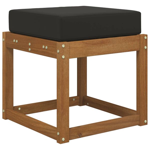 vidaXL Vank&uacute;&scaron; na vonkaj&scaron;ie sedenie Čierny 40 x 40 x 8 cm